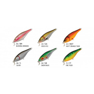 Vobler Slim Shady Floating BM 7cm, 7g Rapture - Img 2