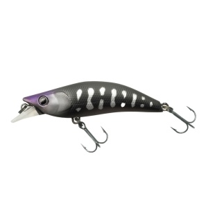 Vobler Tiemco Mukkuri 52F, Matte Black Yamame Silver, 5.2cm, 3.4g