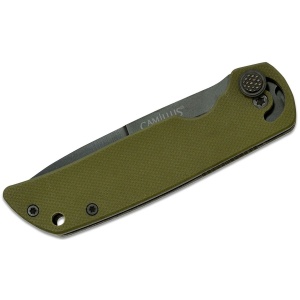 Briceag Camillus Cuda Mini 6.75 Folding Knife, Drab Green - Img 3