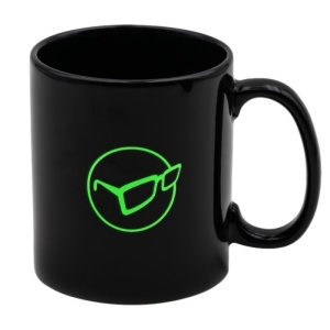 Cana Ceramica Korda Logo, Black