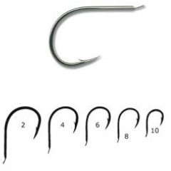 Carlig Mustad nichel forjat revers rotund 10001BLN/10buc plic