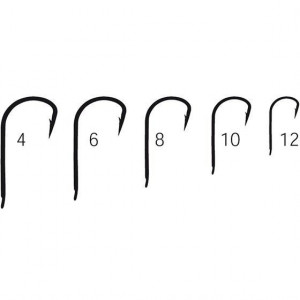 Carlig revers nichel negru 10 buc/ plic Mustad - Img 2