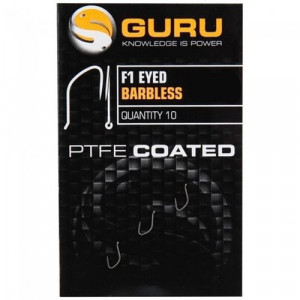 Carlige Guru Eyed Barbless, 10buc
