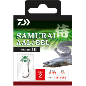 Carlige Legate Daiwa Samurai Eel, 10buc/plic