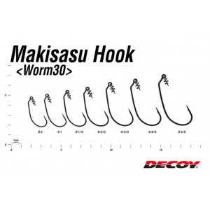 Carlige Offset Decoy Worm 30 Makisasu