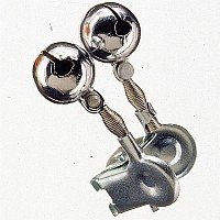 Clopotel dublu clip metalic Lineaeffe