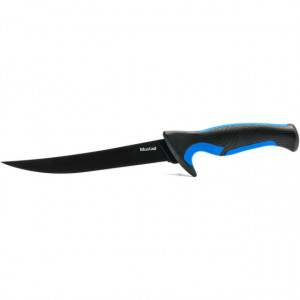 Cutit Mustad pentru filetat, lama teflonata, 20.3cm, albastru - Img 4