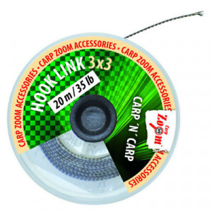 Fir Carp Zoom Hooklink 3x3, Brown, 20m