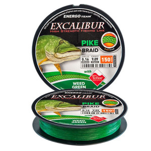 Fir Excalibur Pike 8YARN Braid 150m verde EnergoTeam
