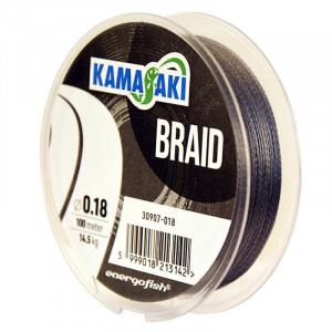 Fir Textil Kamasaki Braid, Grey, 100m