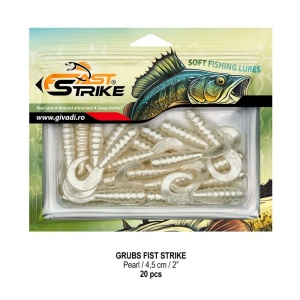 Grub Fast Strike, Pearl, 4.5cm, 1.1g, 20buc/blister - Img 2