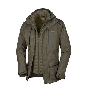 Jacheta Hybrid 2 in1 Moss Melange Blaser - Img 1