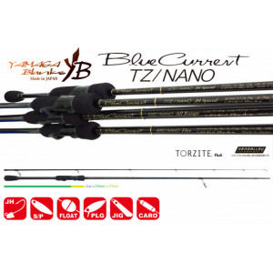 Lanseta Yamaga Blanks BlueCurrent 85 TZ/NANO, 2.57m, 3-21g, 2 tronsoane - Img 3