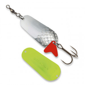 Lingurita oscilanta Cormoran Cora Z, Silver-Chartreuse, 5cm,16g