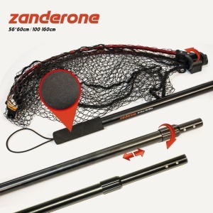 Minciog Telescopic Fast Strike Zanderone, Plasa 50x60cm, Coada 100-160cm - Img 3
