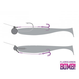 Montura Delphin BOMB! Twisto RIGS Fluorocarbon, 3buc/plic - Img 3