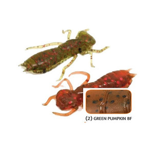 Naluca ULC Dragonfly Nimph Green Pumpkin BF 42mm, 8buc/plic, 1gr Rapture - Img 5