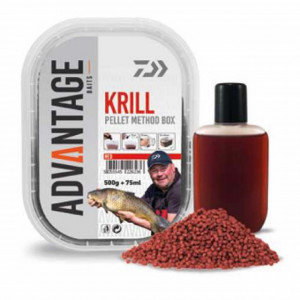 Pelete Daiwa Method Krill 500g + aditiv booster 75ml