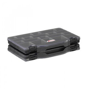 Set 2 cutii 8/32 compartimente ajustabile 76X186X59mm Plastico Panaro - Img 3