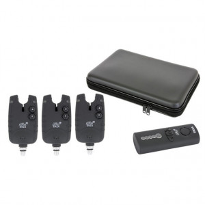 Set avertizori Enza 3+1 cu husa transport Carp Expert