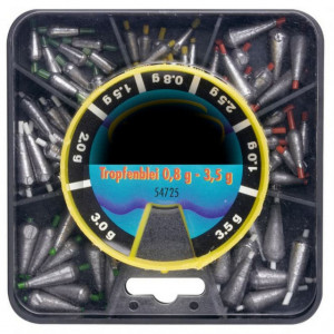 Set Plumbi EnergoTeam Champion I, 0,8-3,5 g, 76buc
