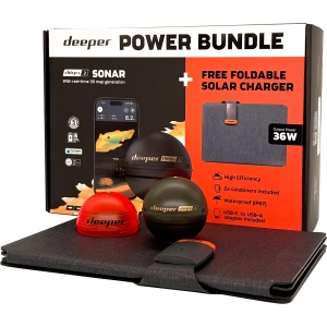 Set Sonar pescuit Deeper Smart Chirp+ 3 + Panou Solar Pliabil 36W - Img 12