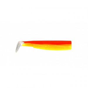 Shad Black Minnow Orange/Yellow, 7cm, 4buc/plic Fiiish - Img 2
