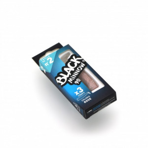 Shad Black Minnow Pink, 9cm, 3buc/plic Fiiish