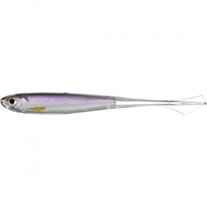 Shad Livetarget Ghost Tail Minnow Drophot, culoare Silver-Purple, 9.5cm, 4buc