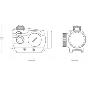 Sistem ochire Red Dot Hawke Vantage 1x30