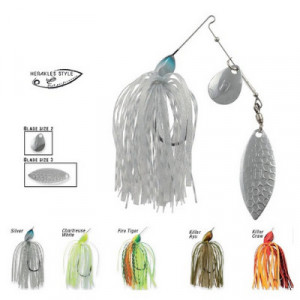 Spinnerbait Herakles Flatter Compact Tandem, Killer Craw, 7g