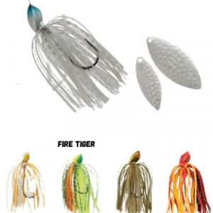 Spinnerbait Herakles Flatter, Fire Tiger, 28g