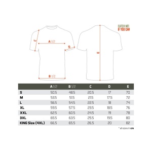 Tricou Delphin Catch Me Carp NX tabel marimi