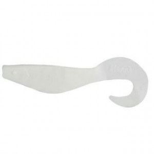 Twister Mann's Action Shad, White, 6cm, 5buc