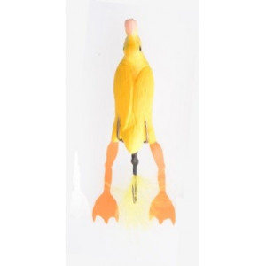 Vobler 3D Hollow Duckling 7,5cm/15g Yellow Savage Gear - Img 7
