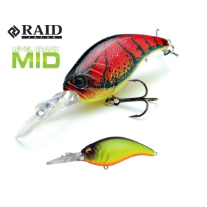 Vobler Raid Level Crank Mid, Neon Back Chart, 5.9cm, 10.5g - Img 2