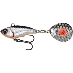Vobler Savage Gear Fat Tail Sinking, culoare Dirty Silver, 5.5cm, 9g