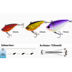 Vobler Duel Rattl'n Vibe, GZSH, 7.5cm, 23g