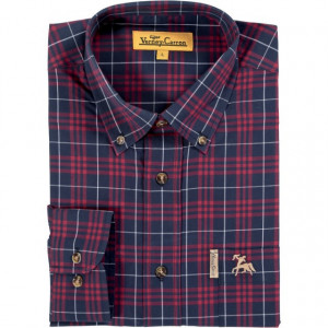Camasa bumbac Verney Carron Vivien Bleu Rouge