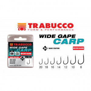 Carlige Trabucco Wide Gape Carp, 15 buc - Img 3