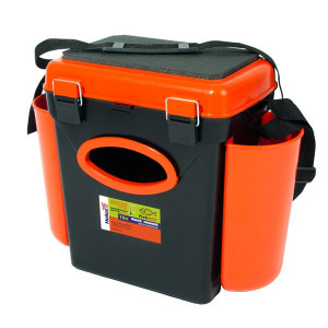 Cutie Pescuit Iarna 1 compartiment Orange 10L Helios