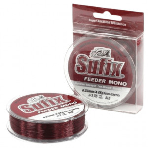 Fir Sufix Feeder Mono, Burgundy, 300m