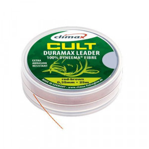 Fir textil Inaintas Climax Cult Duramax Leader, Red Brown, 25m