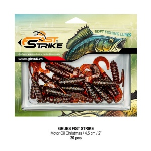 Grub Fast Strike, Motor Oil Christmas, 4.5cm, 1.1g, 20buc/blister - Img 2