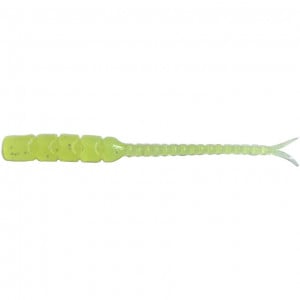 Grub Mustad Aji Micro Bachi, 5cm, Clear Chartreuse, 12buc/plic