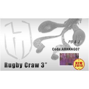 Grub Rugby Craw 3" 7.6cm PB & J Herakles