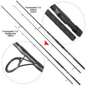 Lanseta Baracuda Strong Carp 3m, 3 lbs, 2+1 tronsoane - Img 3