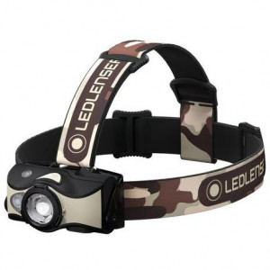 Lanterna frontala Led Lenser MH8 Black-Sand, 600 lumeni