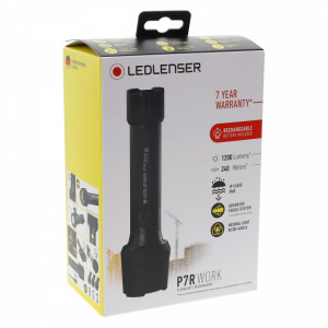 Lanterna Led Lenser P7R Work cu incarcator, 1200 lumeni