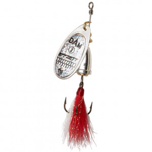Lingurita rotativa Dam Effzett Executor Dressed, Nr.4, 8g, Reflex Silver